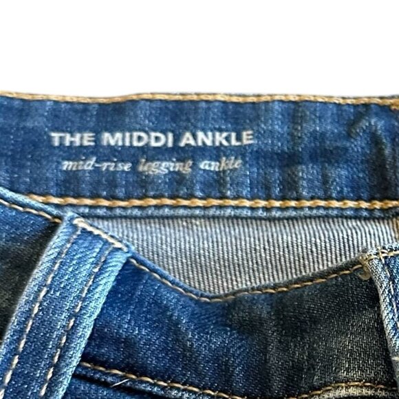 AG Adriano Goldschmied The Middi Ankle Mid-Rise Jeans Pants Size 27 Women's - Picture 10 of 10